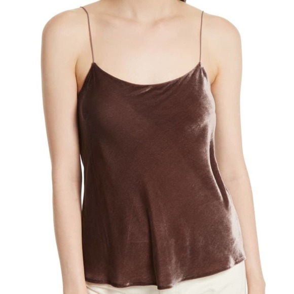 Vince Tops - Vince mocha brown velvet cami M